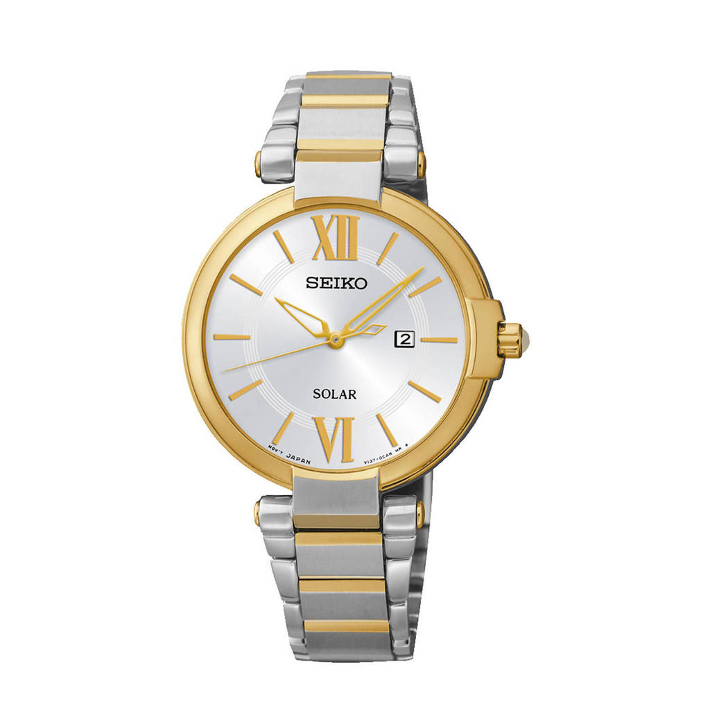 Seiko horloge SUT154P1 zilver/goudkleurig, Zilver/goudkleurig