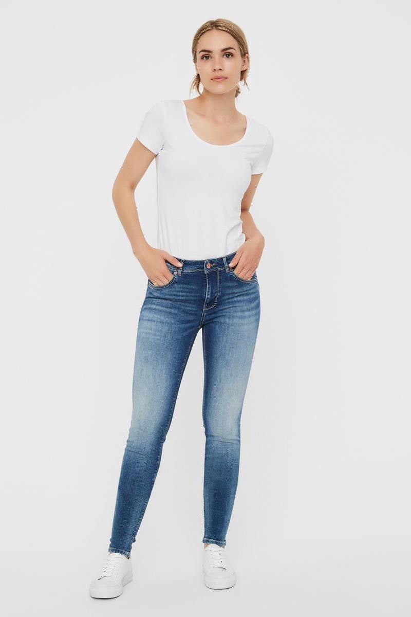 VERO MODA mid waist skinny jeans Lux 