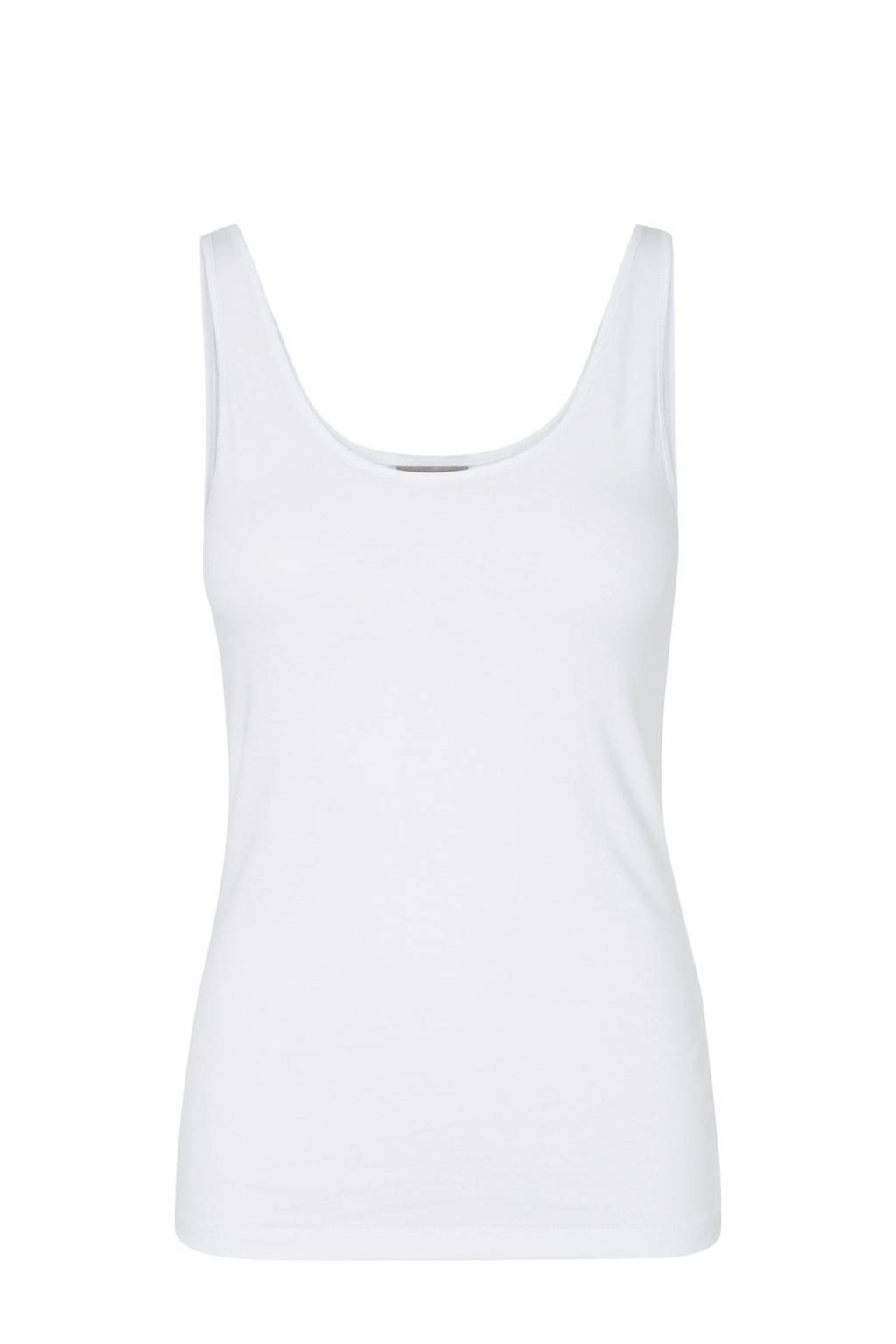 VERO MODA singlet met biologisch katoen wit, Wit