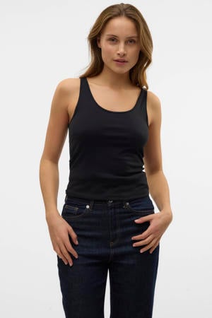 singlet VMMAXI met katoen zwart