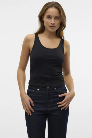 singlet VMMAXI met katoen zwart