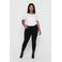 ONLY CARMAKOMA cropped regular waist skinny jeans CARWILLY zwart