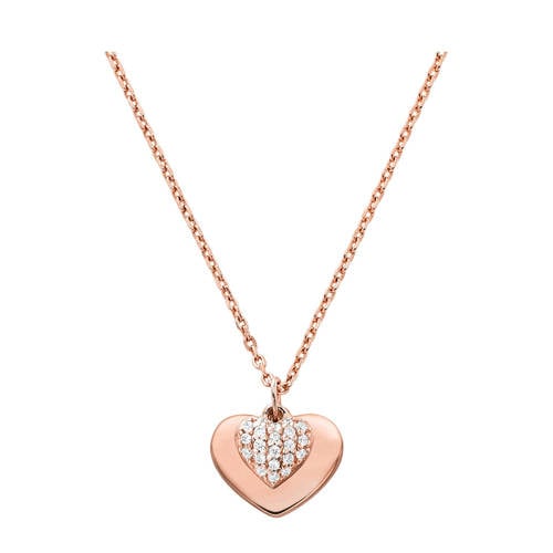 Michael Kors collier MKC1120AN791 Kors Love roségoudkleurig afbeelding