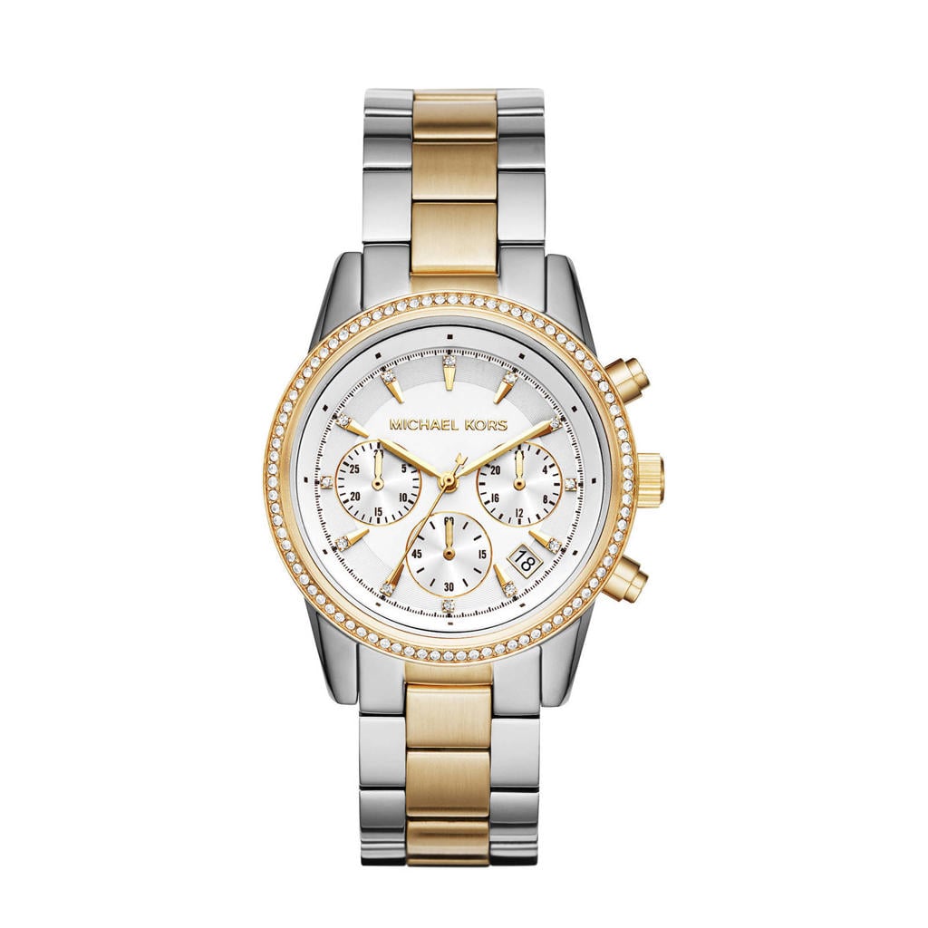 Michael Kors horloge MK6474 Bryant zilverkleurig