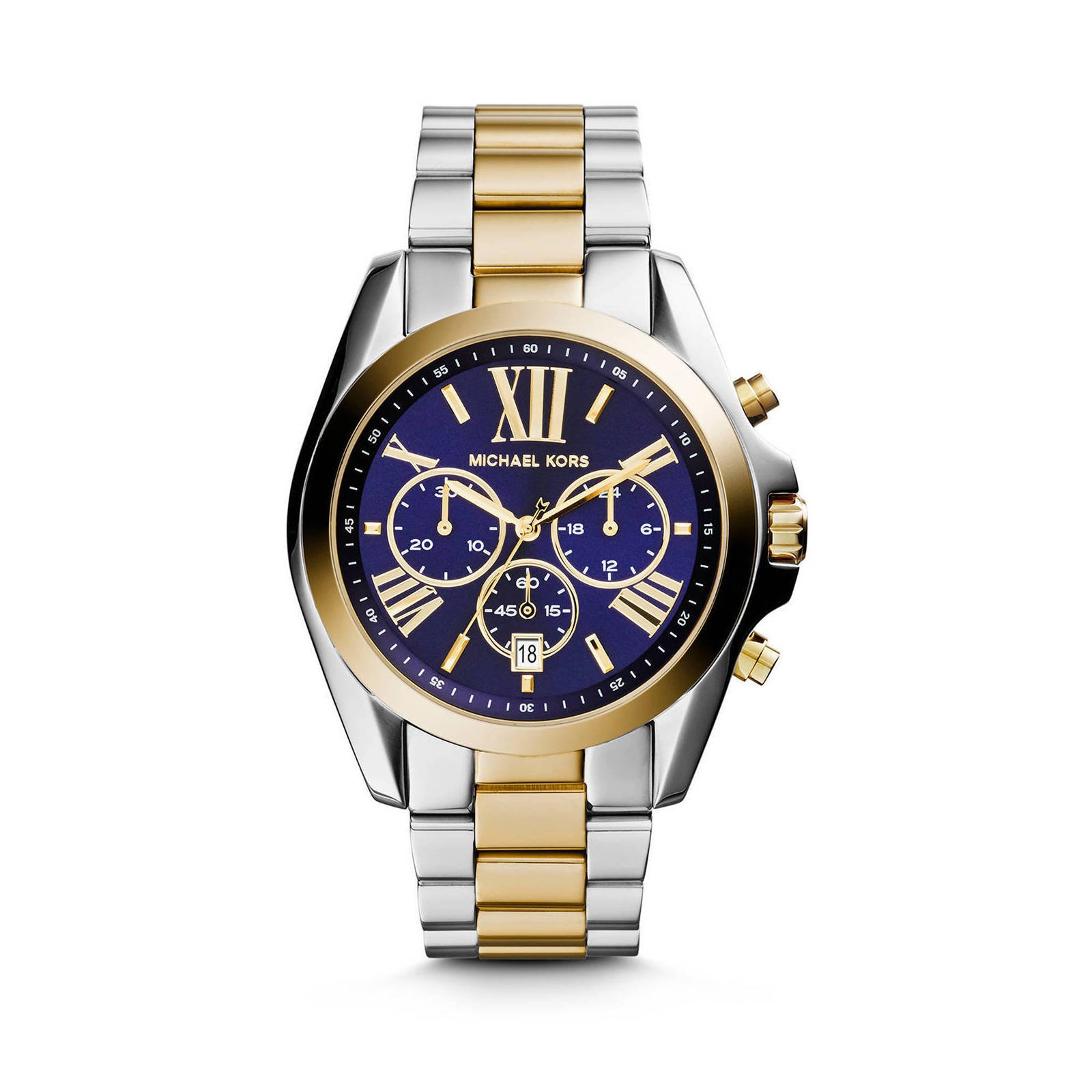 Michael kors horloge 2025 dames zilver goud