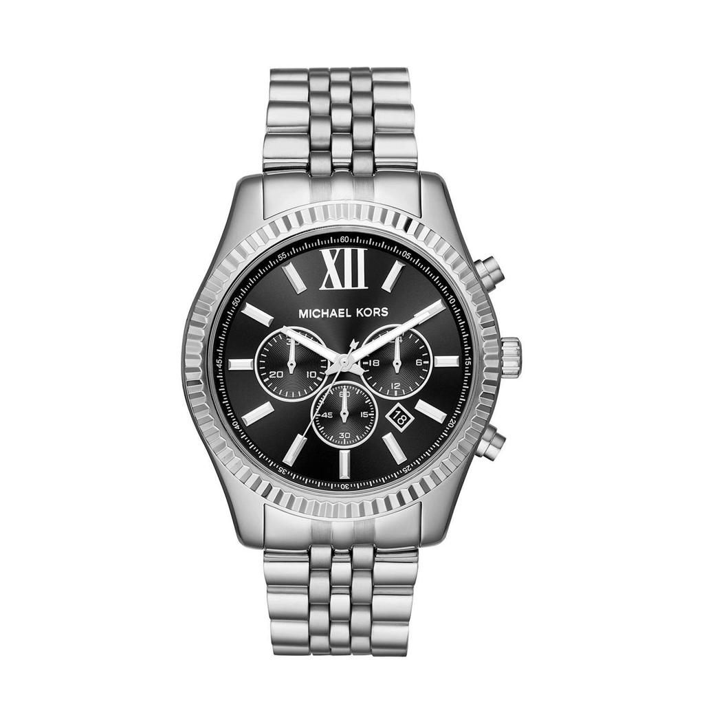 Michael Kors horloge MK8602 Lexington zilverkleurig