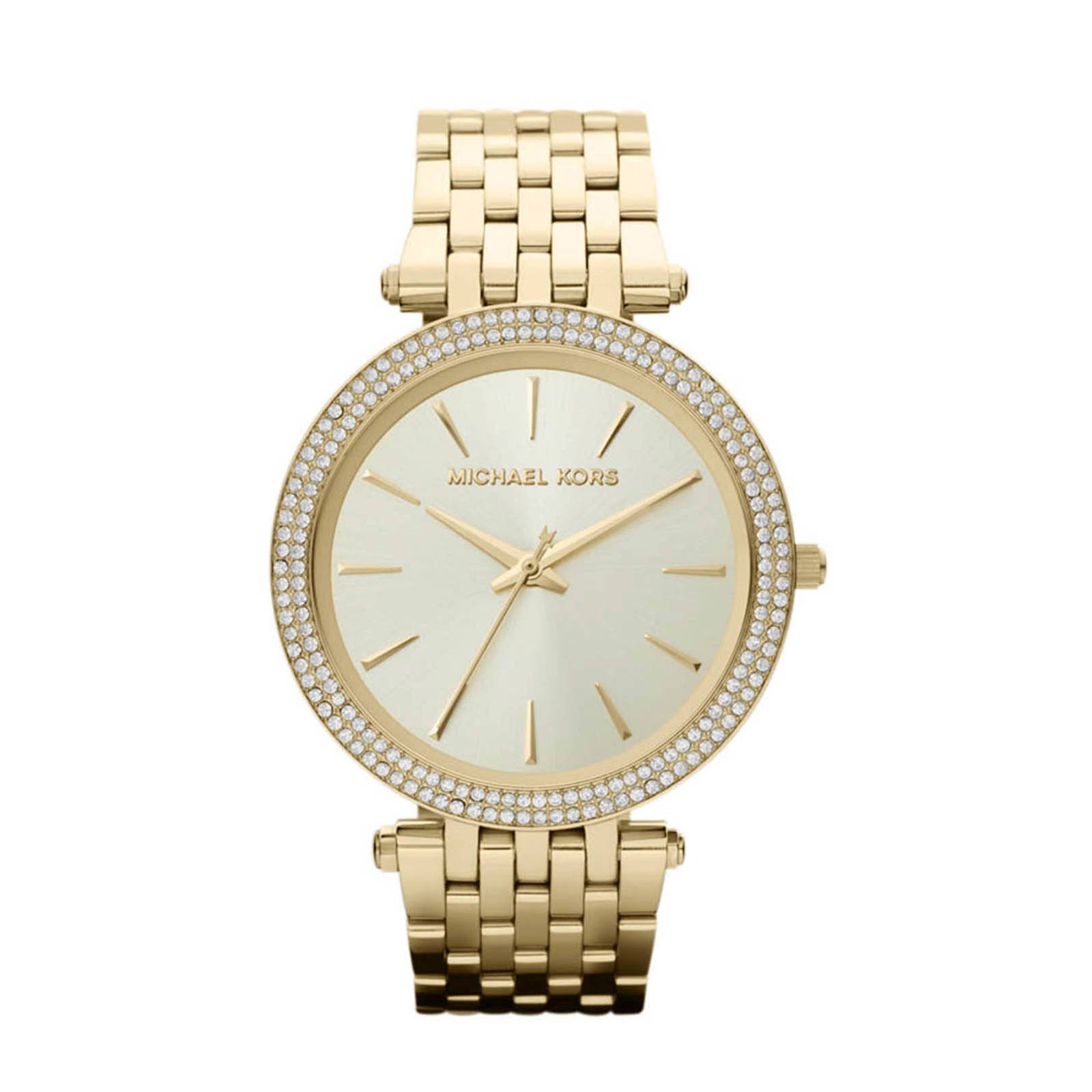 Michael kors horloge 2025 dames met steentjes