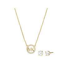 Michael Kors collier en oorbellen MKC1260AN710 Premium goud, Goud