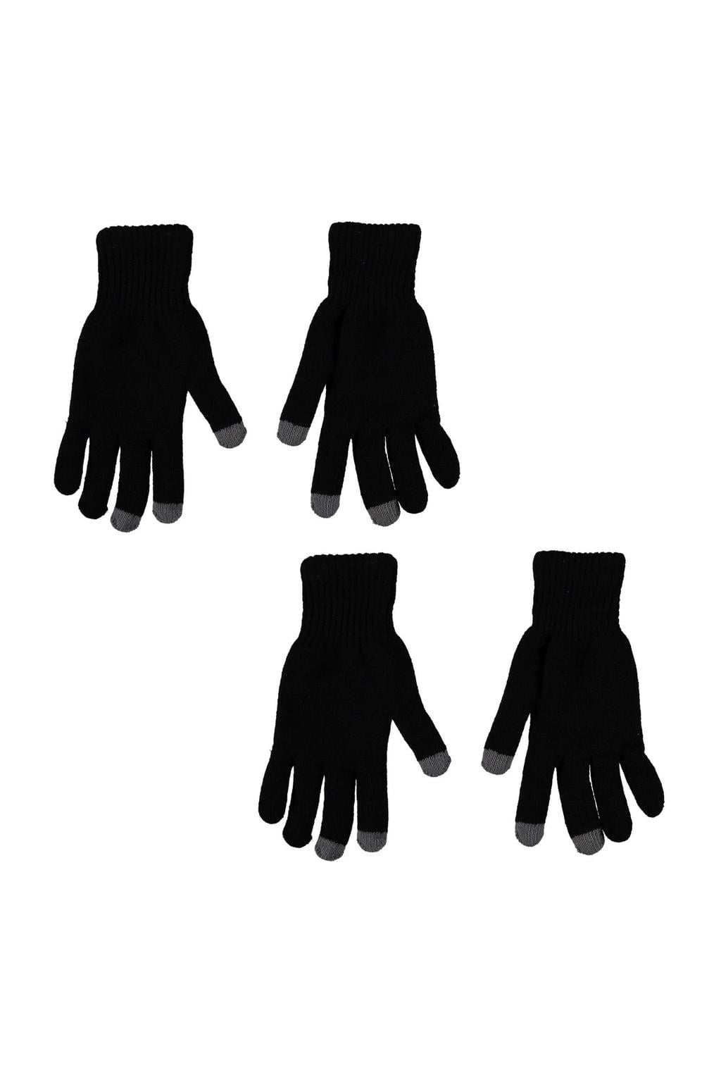 Heatkeeper thermo handschoenen - zwart (set van 2)