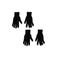 Heatkeeper thermo handschoenen - zwart (set van 2)