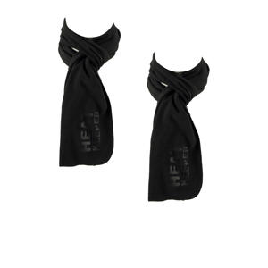thermo sjaal - set van 2 zwart