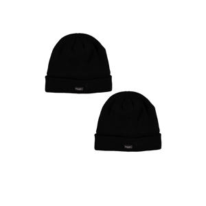 thermo muts  - set van 2 zwart