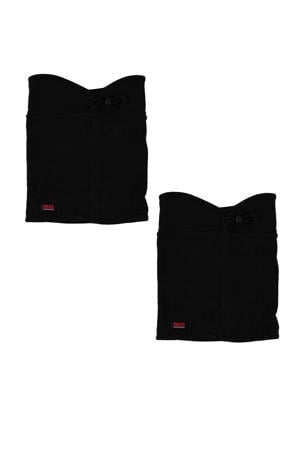 thermo colsjaal - zwart (set van 2)