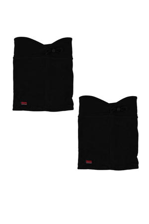 thermo colsjaal - zwart (set van 2)