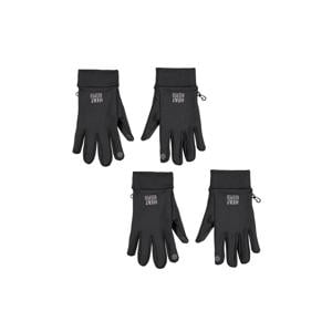 thermo handschoenen - zwart (set van 2)