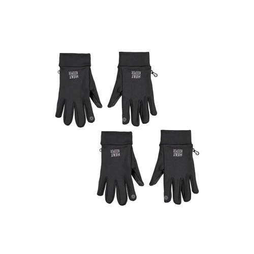 Heatkeeper thermo handschoenen - set van 2 zwart afbeelding