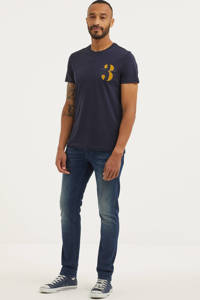 PME Legend slim fit jeans Tailwheel donkerblauw