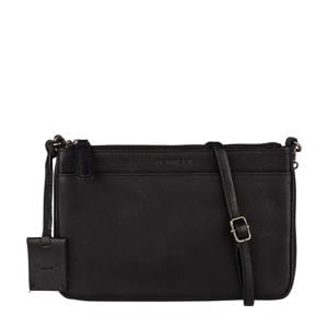 leren crossbody tas Antique Avery zwart