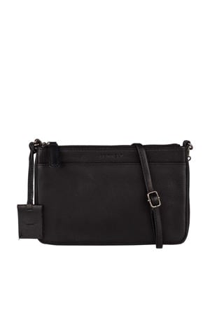 leren crossbody tas Antique Avery zwart