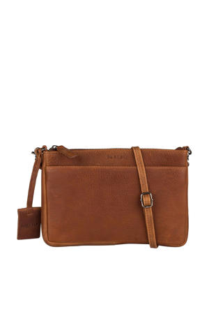 leren crossbody tas Antique Avery cognac