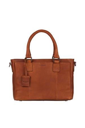 leren handtas Antique Avery cognac