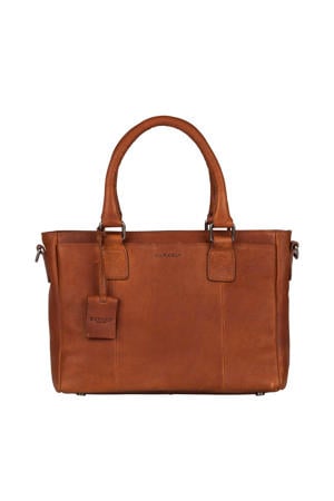 leren handtas Antique Avery cognac