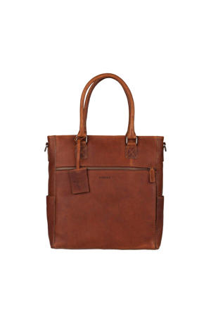leren shopper Antique Avery cognac