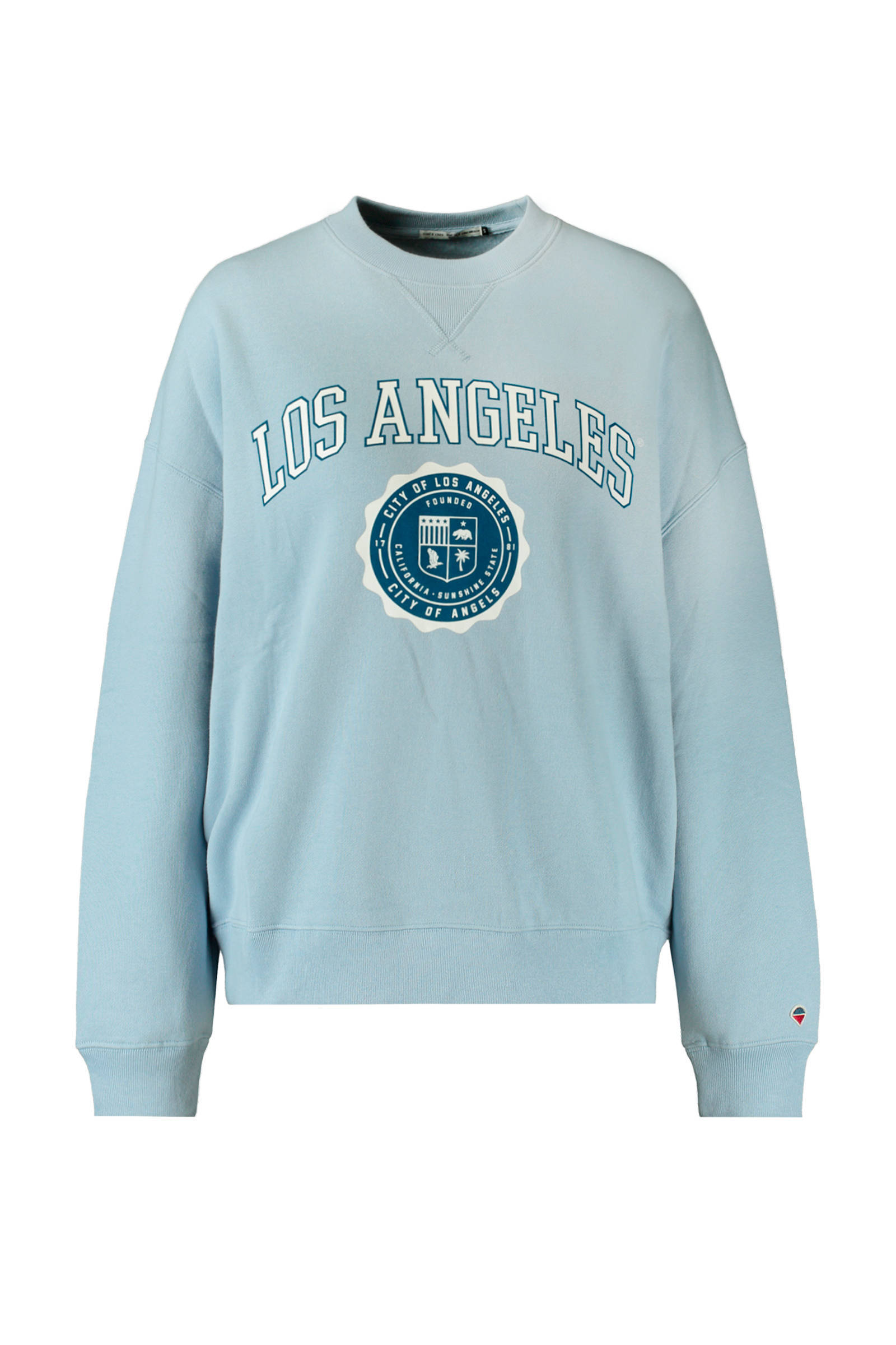 America Today sweater Sue met tekst babyblue | wehkamp America Today sweater met tekst zwartwit | wehkamp