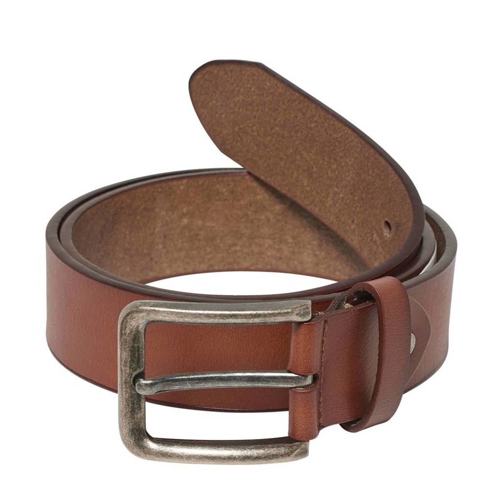 ONLY & SONS leren riem ONSCHARLTON cognac, Cognac