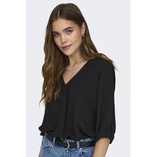 JDY blousetop JDYDIVYA zwart afbeelding