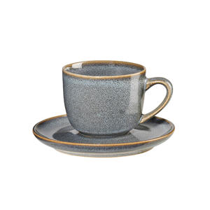 Espresso Kop en Schotel Saisons Denim 90 ml 