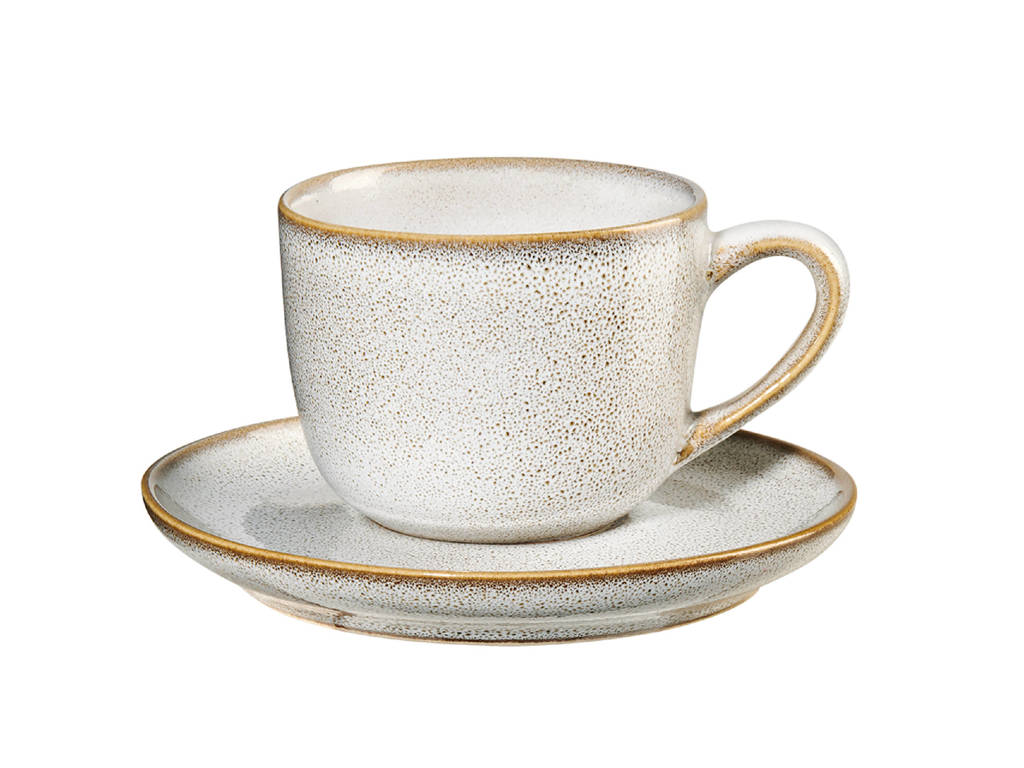 ASA Selection espressokop en schotel (9 cl), Creme, 90