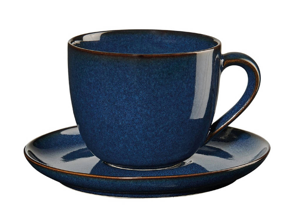 ASA Selection koffiekop en Schotel (23 cl), Donkerblauw, 230