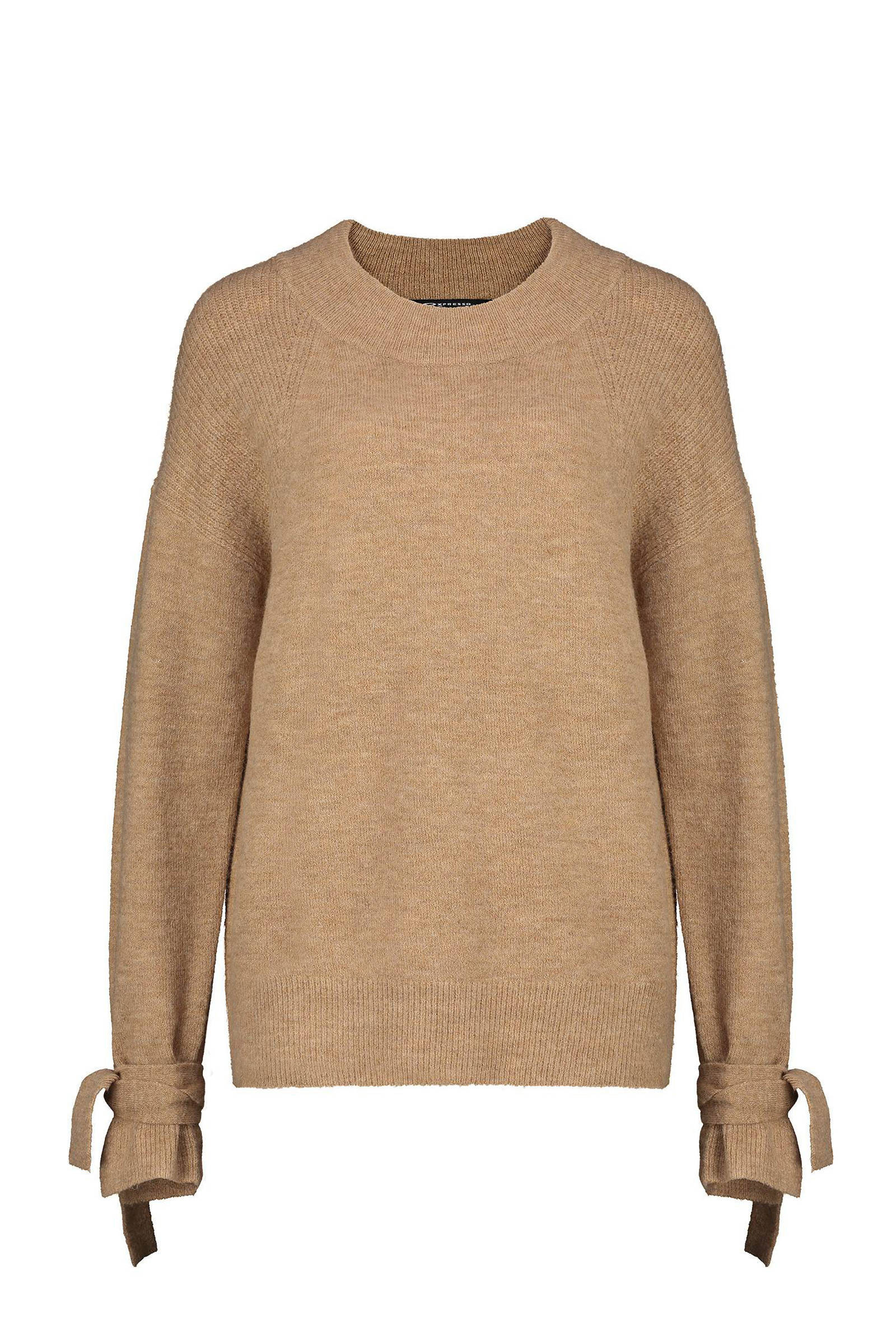 Expresso trui met wol camel melee | wehkamp Expresso trui lichtroze | wehkamp