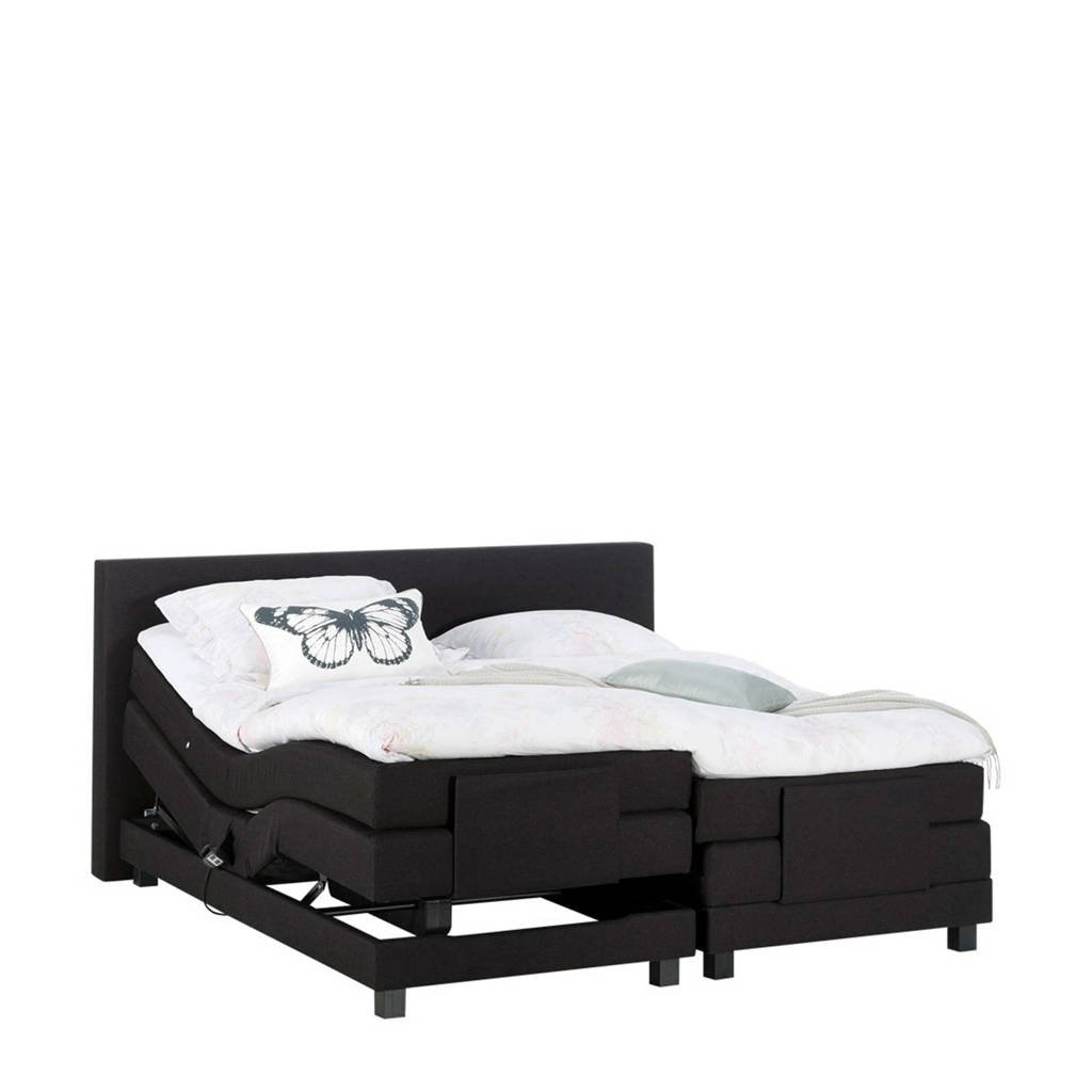 Beter Bed complete elektrische boxspring Brighton (140x210 cm), Zwart