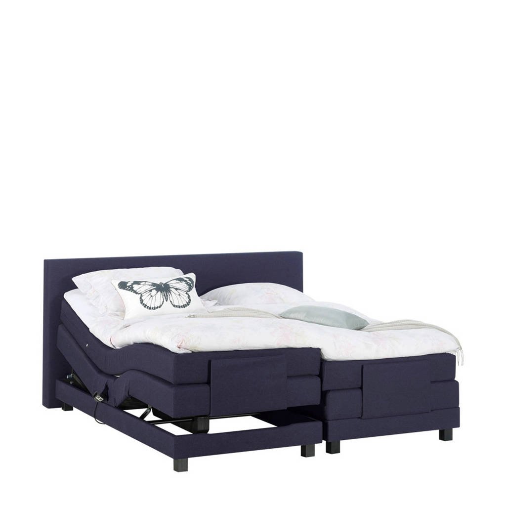 Beter Bed complete elektrische boxspring Brighton (140x210 cm), Navy