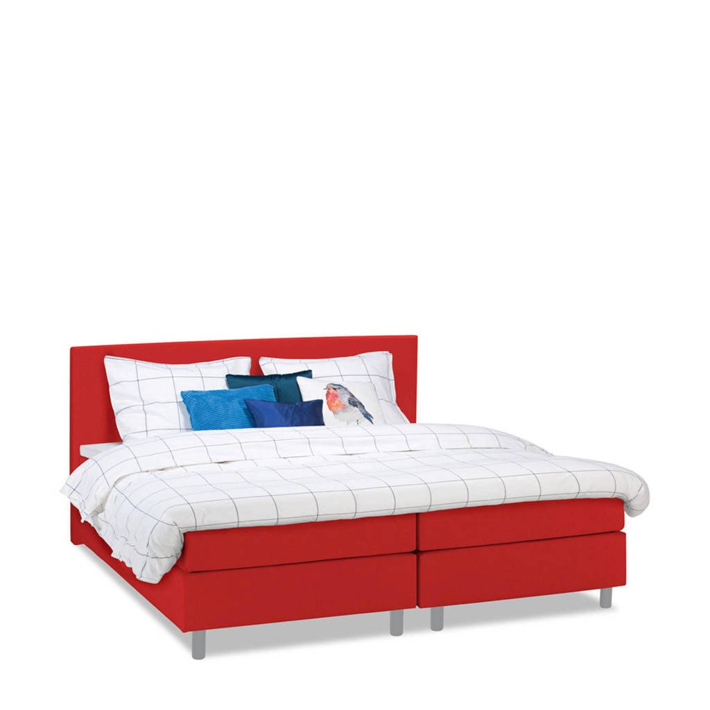Beter Bed complete boxspring Watford (180x200 cm), Rood