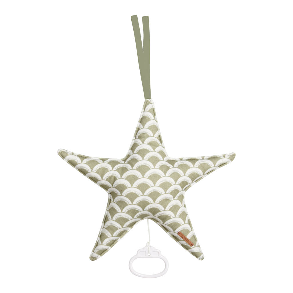 Little Dutch muziekdoos Ster 27x27 cm Sunrise Olive, Groen