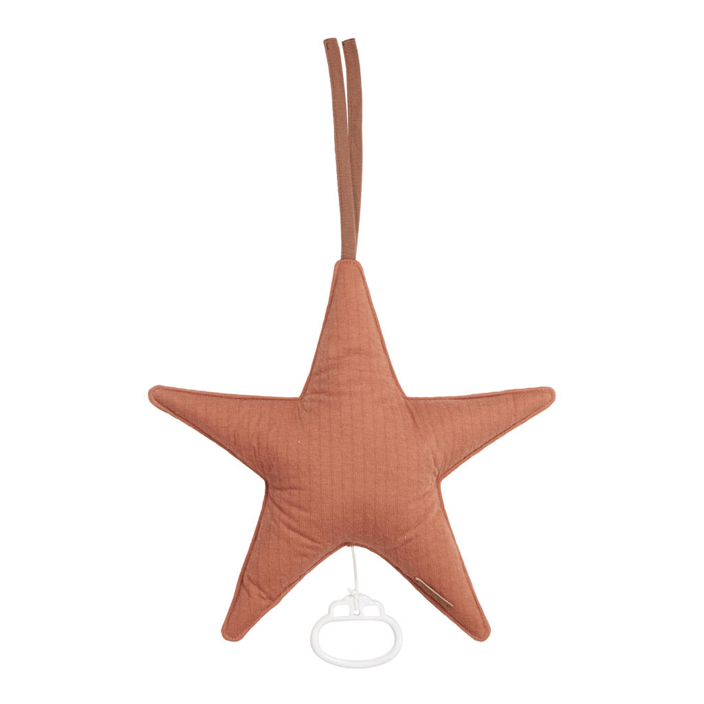 Little Dutch muziekdoos Ster 27x27 cm Pure Rust, Roodbruin