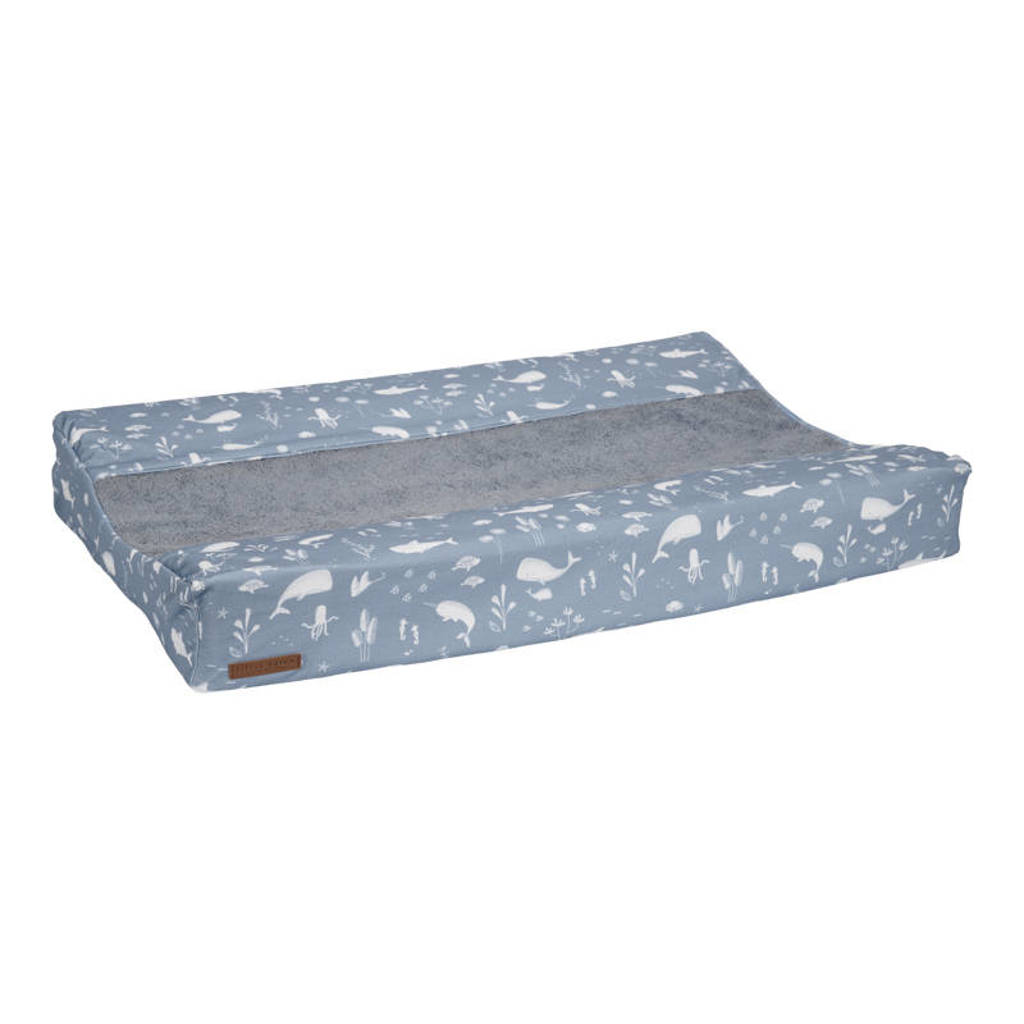 Little Dutch aankleedkussenhoes Ocean Blue, Blauw