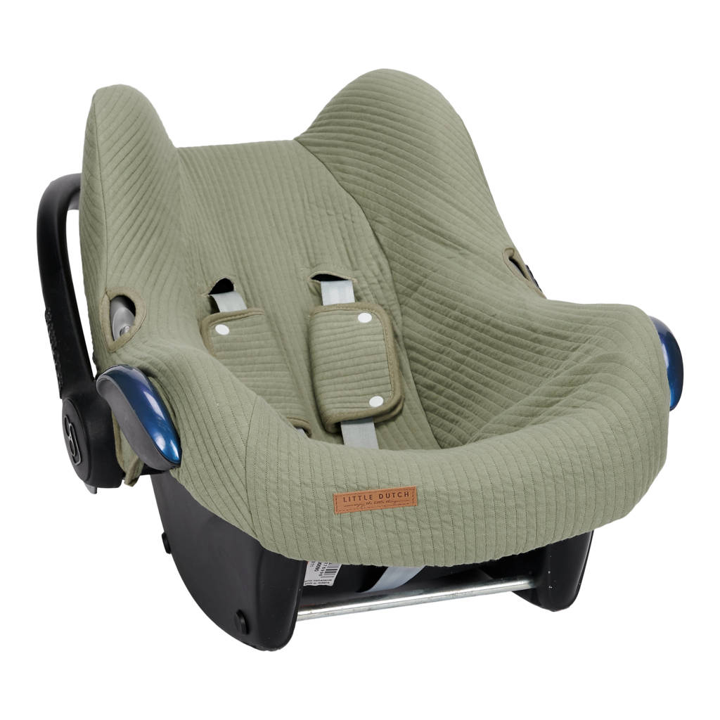 Little Dutch hoes autostoeltje 0+ Pure Olive, Groen
