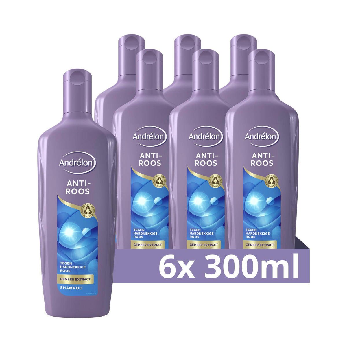 Rommelig Tijdig diep Andrélon Classic Anti-Roos shampoo - 6 x 300 ml - voordeelverpakking |  wehkamp