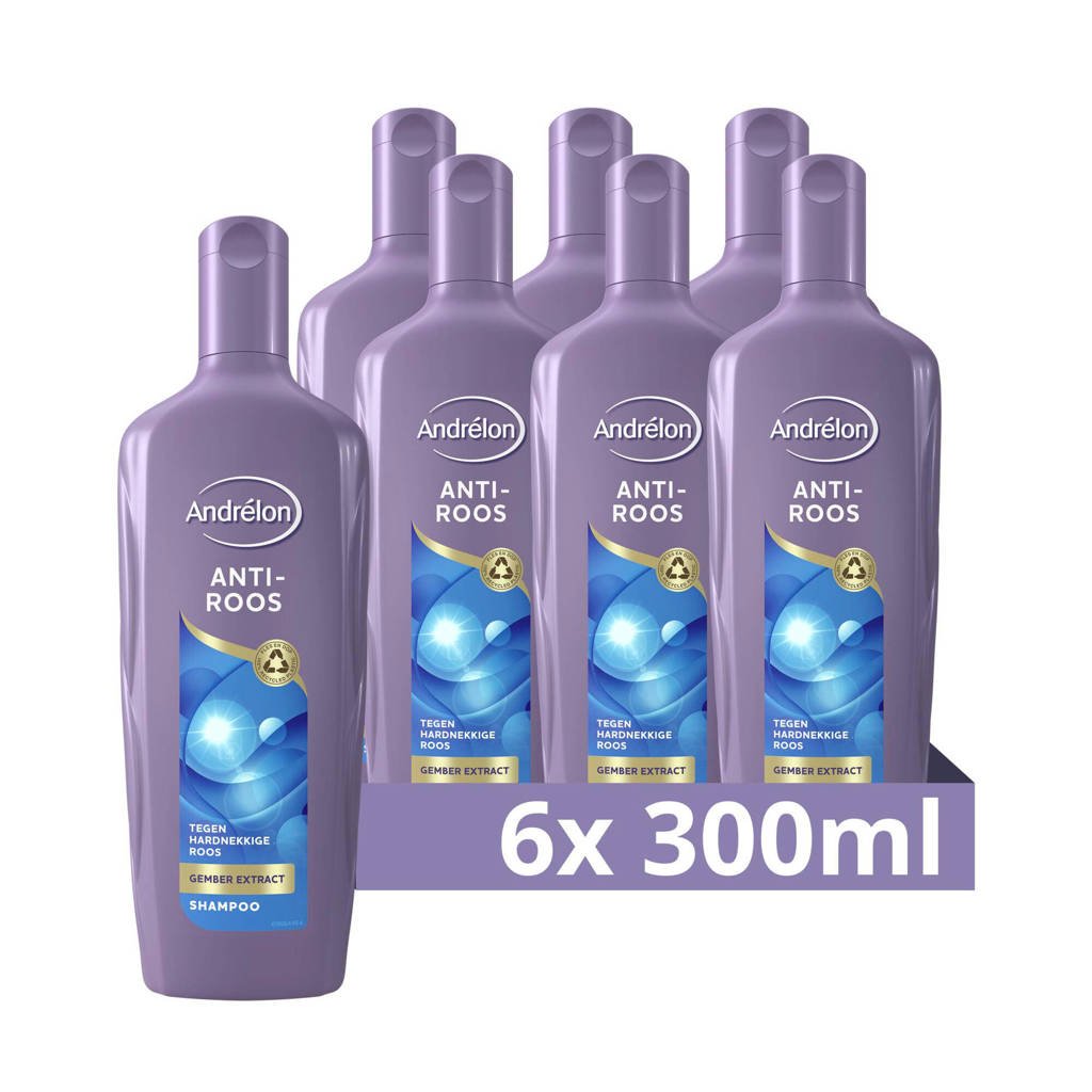 Andrelon Classic anti-roos Shampoo - 6 x 300 ml - voordeelverpakking