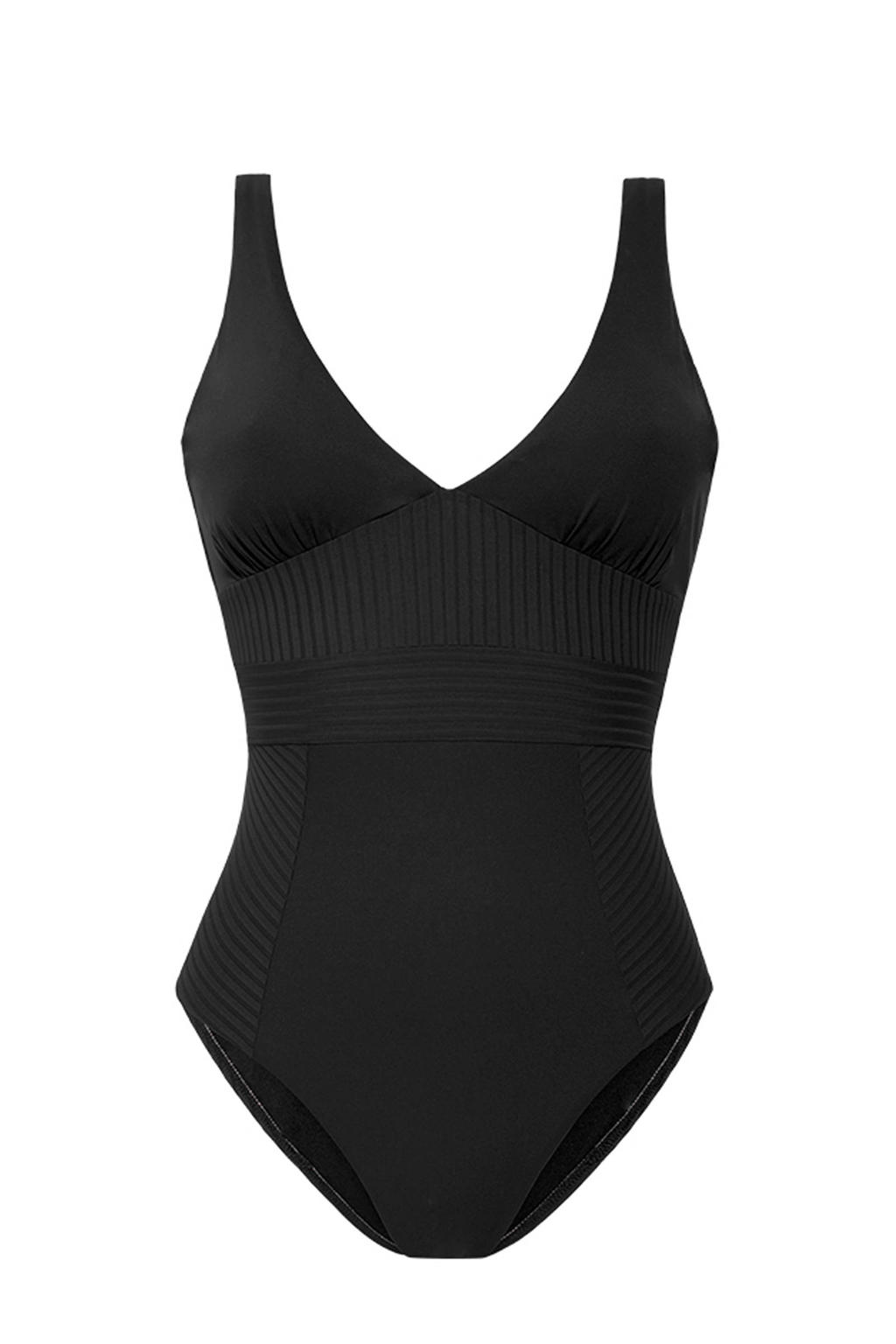 Cyell badpak Caviar met voorgevormde cups zwart