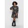 ONLY CARMAKOMA jurk CARLUXMILA met all over print zwart