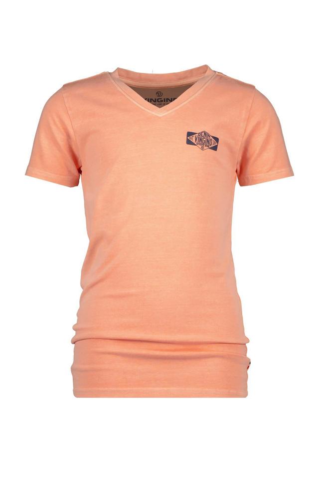 merk op Van toepassing zijn Onbemand Vingino basic T-shirt Hozer neon oranje | wehkamp