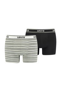 Levi's boxershort (set van 2), Grijs/zwart