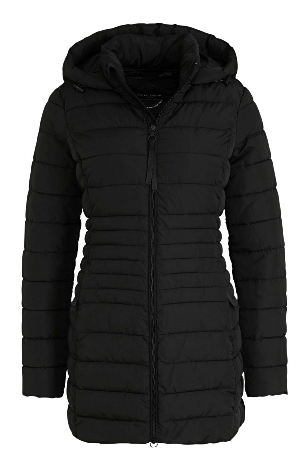 Regulatie Bijlage Asser C&A The Outerwear gewatteerde jas zwart | wehkamp