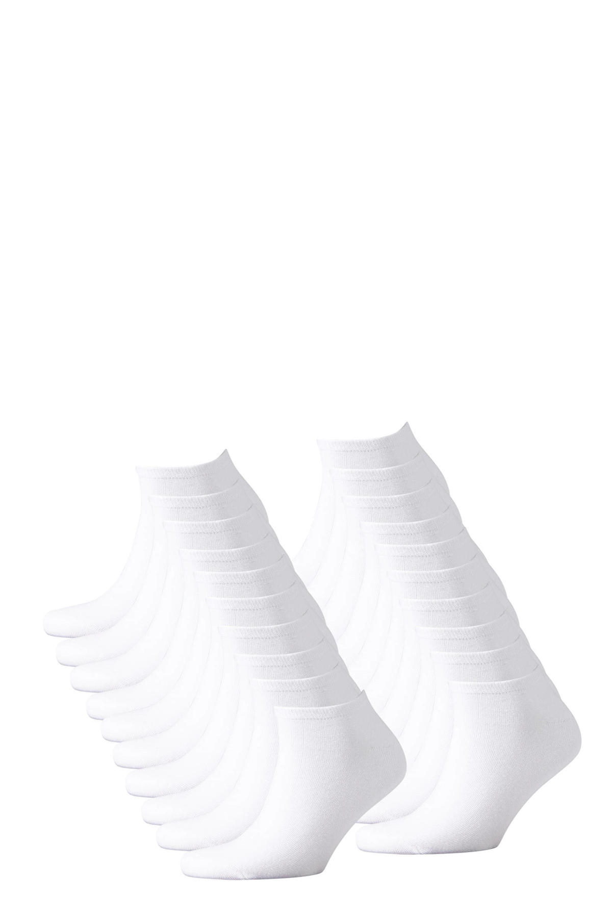 Hoeveelheid geld Luchtvaart knal C&A Legwear sneakersokken - set van 20 wit | wehkamp