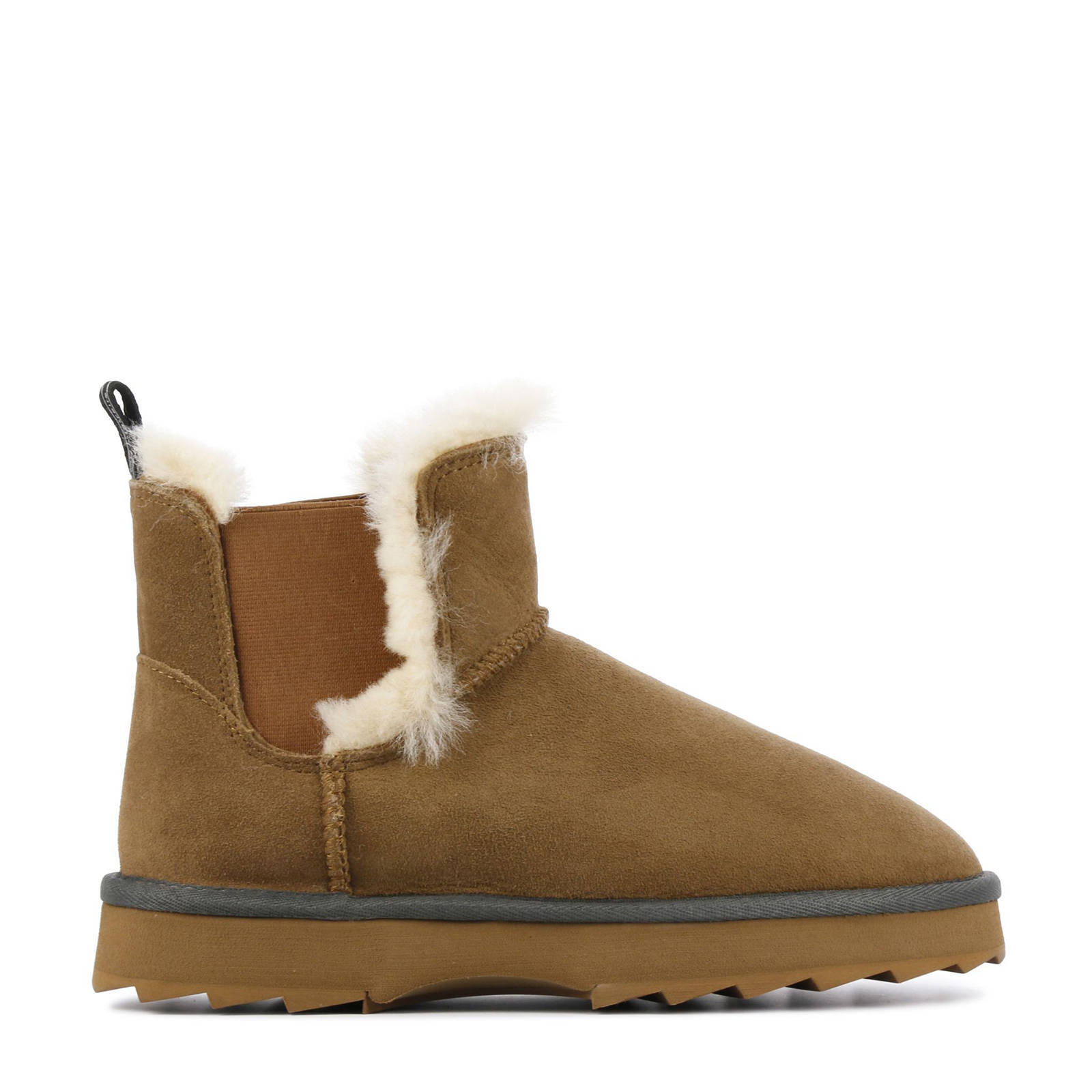 EMU Australia Thresher suède enkelboots cognac | wehkamp